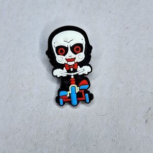 Jigsaw Creepy jibb shoe pin charm for Halloween accessory